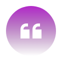 Human-Programmatic Ad Fraud Defense Module-Purple Gradient Circle with Quotes@2x